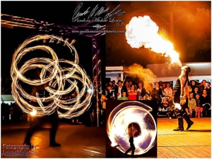 Feuershow! Feuerspucker & Feuerschlucker FIRE TWISTER mit Feuerschalen & Trommlern für Ihre Events! Bild 3