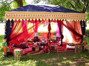 Zelt Verleih! Edle, eingerichtete Maharaja & Beduinen Deko-Wüstenzelte, Nomadenzelte, Lounge! Bild 6