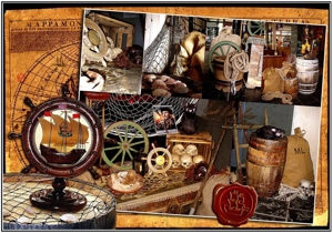 PIRATEN DER KARIBIK Antike Dekorationen, Lager, Kulissen, Piratenschiff, Shows! MIETEN, VERLEIH Bild 5