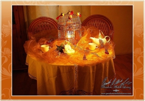 Tischdekorationen Centerpiece Arrangements Buffetdeko für Events Galas Hochzeiten zu diversen Themen Bild 19