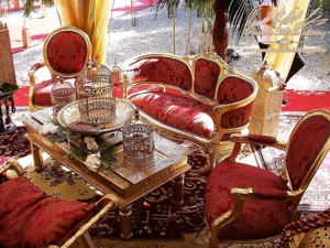 Orientalische, Indische Luxus Palast & Beduinen Event Deko Zelte Shisha Teezeremonie, Mieten Verleih Bild 11