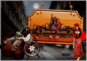 PIRATEN DER KARIBIK! Shows mit Piraten Kapitän Jack Sparrow Doubles Schiffsmannschaft & Meerjungfrau Bild 13
