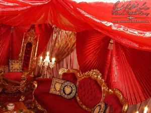 Zelt Verleih! Eingerichtete Maharaja Beduinen Deko-Wüstenzelt Nomadenzelt für z.B. Tee Shisha Lounge Bild 10