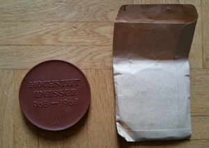 Böttgersteinzeug, Meißen, Medaille Bild 2