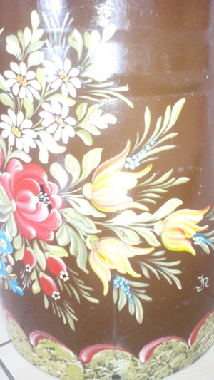 handbemalte Milchkanne Bild 5
