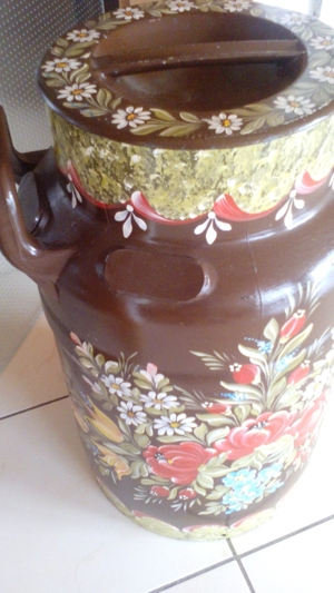 handbemalte Milchkanne Bild 7