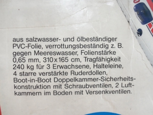 Schlauchboot Bild 4