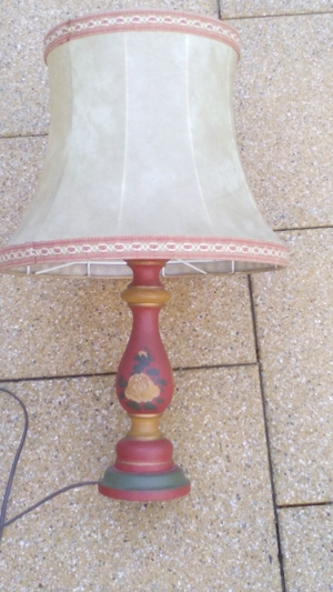 handbemalte Tischleuchte Bild 5