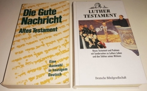 SET Luther Testament + Die gute Nachricht ( Bibel)