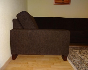 Neuwertige Eck-Sofa-Gruppe in 2 Varianten Bild 9