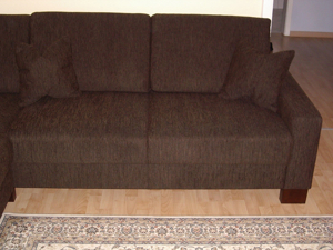 Neuwertige Eck-Sofa-Gruppe in 2 Varianten Bild 6