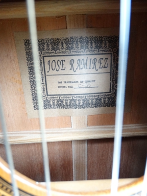 Gitarre 4 4 Jose Ramirez C-36 Konzertgitarre sehr schön mit Stofftasche Mensur 650mm Bild 4