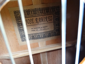 Gitarre 4 4 Jose Ramirez C-36 Konzertgitarre sehr schön mit Stofftasche Mensur 650mm Bild 5