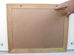 Zinnbild mit Holzrahmen Bild 3