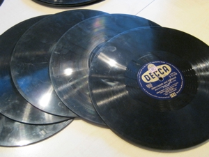 Alte Schellack-Schallplatten aus den 50er bzw. 60er Bild 5