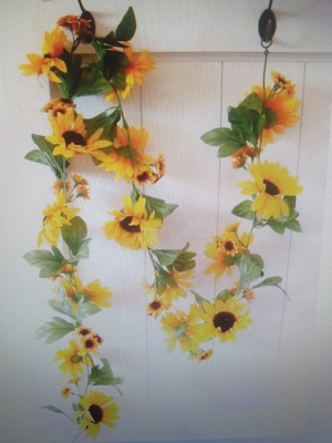 Sonnenblumen-Girlande ca. 180 cm lang Bild 4