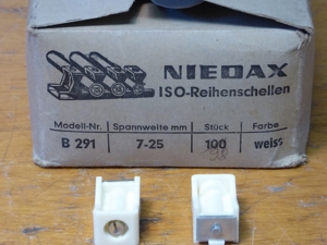 1 Paket Niedax Iso Reihenschellen Schellen B291, 5VC4701 7-25mm, B293 13-38mm Bild 3