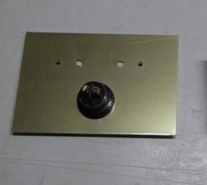 1 Paket Klingeltaster Metall-Kontaktplatten mit Türschild EE E24, E101 beleuchtbar Bild 6