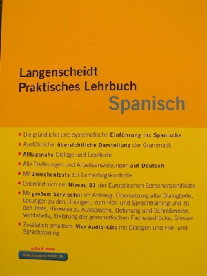 Spanisch - Praktischer Sprachlehrgang - Sprachkurs Langenscheidt + 4 CDs Bild 2