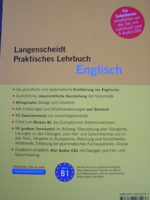 Sprachkurs Englisch mit 4 audio-CDs - Langenscheidt - Praktisches Lehrbuch - Sprachlehrgang Bild 2