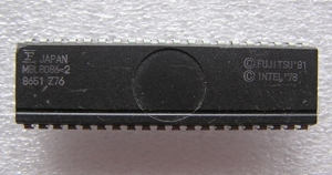 Fujitsu 8086-2 Prozessor 8 MHz - CPU Intel Bild 1