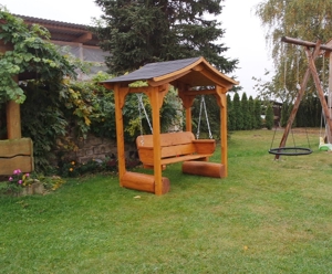 Hollywoodschaukel. Holzmöbel. Krongartmöbel. Bild 5