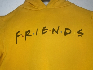Friends Hoodie/Kapuzenpullover in gelb, Größe 146/152 Bild 2