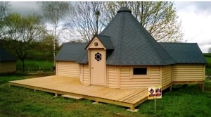 Grillkota Grillhütte KOTA Eventhütte 25m² 250cm Anbau wohnstatt