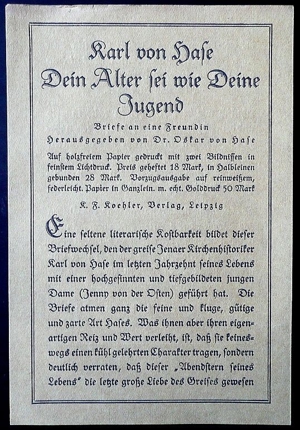 alte Leseproben Buchbeilage von 1920 Bild 1