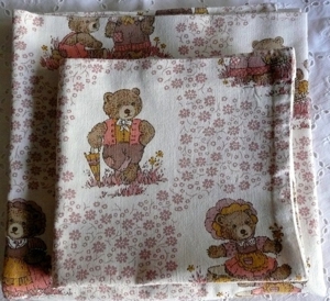 Baby Bettwäsche mit verschiedenen Bärchen Motiven - ideal für den Kinderwagen 3 teilig Bild 1