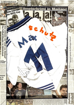 Schalke 04 UEFA-Pokal 1997 Martin Max Colage - Bild