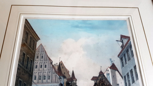 Lithografie Billmark Jacottet 1835 Kaiserstraße Nürnberg Altstadt Grafik Nuremberg Bild 6