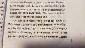 1818 Baiern Königreich Konkordat Buch Papst Pius König Franz Joseph Maximilian Bild 7