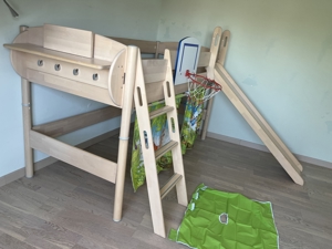 Paidi Kinderbett Fleximo mit Rutsche Bild 1
