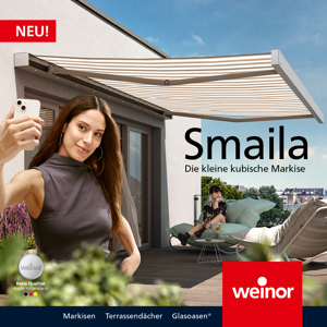 Weinor Kassettenmarkise "Smaila" zum Großhandelspreis