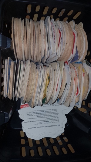 Ca 180 Bierdeckel, viele aus den 50, 60ern, und jüngere Bild 2