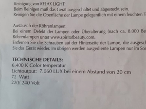 Lichttherapiegerät, Lichtdusche, Lampe