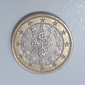 1 Euro Münze 2002 Portugal Fehlprägung Bild 1