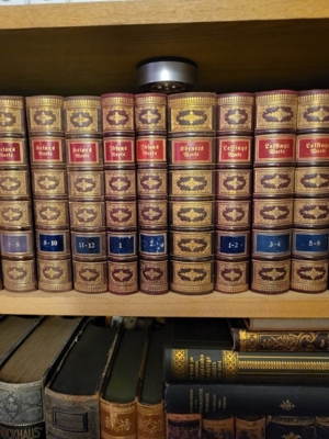 22 Bücher um 1900 Werke von Goethe, Heine, Ihsens, Körner, Lessing, Shakespeare und Schiller. Bild 2
