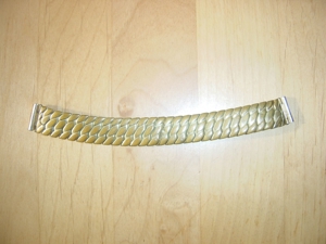 Uhrenarmband Flexband Armband für Herrenuhr Zugarmband Elastofixo vergoldet 16 mm Sehr Selten Bild 2