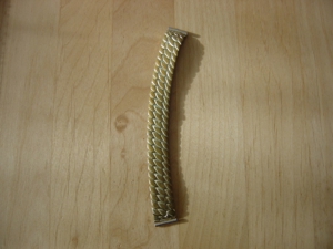 Uhrenarmband Flexband Armband für Herrenuhr Zugarmband Elastofixo vergoldet 16 mm Sehr Selten Bild 5
