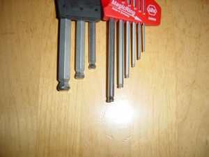 Wiha 369S9 Stiftschlüssel Set im Halter Sechskant-Kugelkopf,schwenkbar,9-tlg.NEU Bild 8