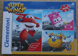 Puzzle Superwings Clementoni 3x48 Teile