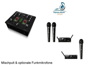 Musikanlage Bluetooth + Led Laser Lichtanlage - Funkmikrofon Bild 4