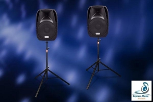Musikanlage Bluetooth + Led Laser Lichtanlage - Funkmikrofon Bild 1