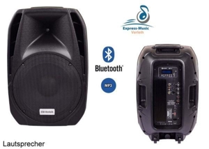 Musikanlage Bluetooth + Led Laser Lichtanlage - Funkmikrofon Bild 5