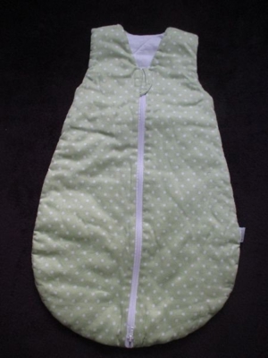 NEU * Wattierter * Baumwolle * Punkte * Polka Dots * Baby BOY oder GIRL * Schlafsack "Helios" 70 cm