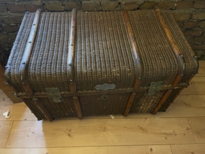 Koffer Truhe Antik Braun