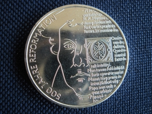 Münze 20 Euro Silbermünze 2017 A "500 Jahre Reformation / Luther" unzirkuliert. Bild 1