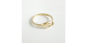 Ring Gold 375er / 9 kt Brillant 0,045 ct Goldschmuck Diamant Bild 7
